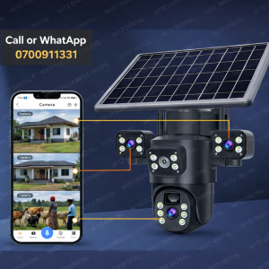 Triple Lens Solar CCTV - 15MP